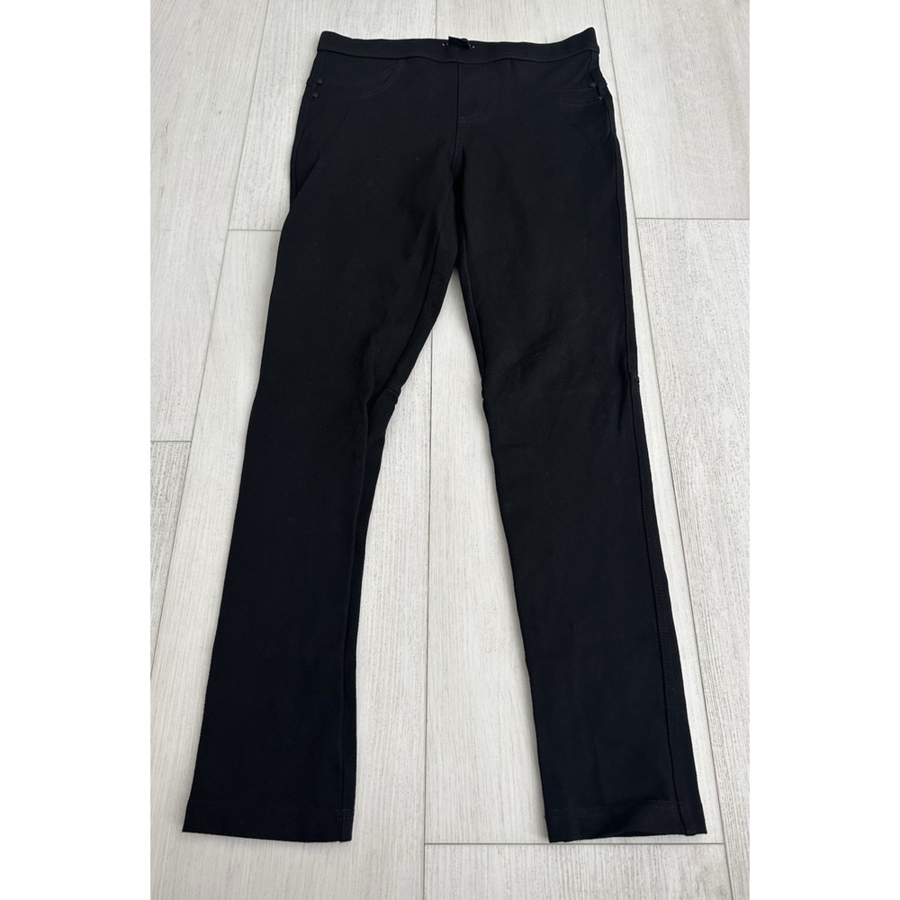 Sanctuary Anthropologie Black Grease Legging Pants Sz M Pull‎ On Ponte Knit